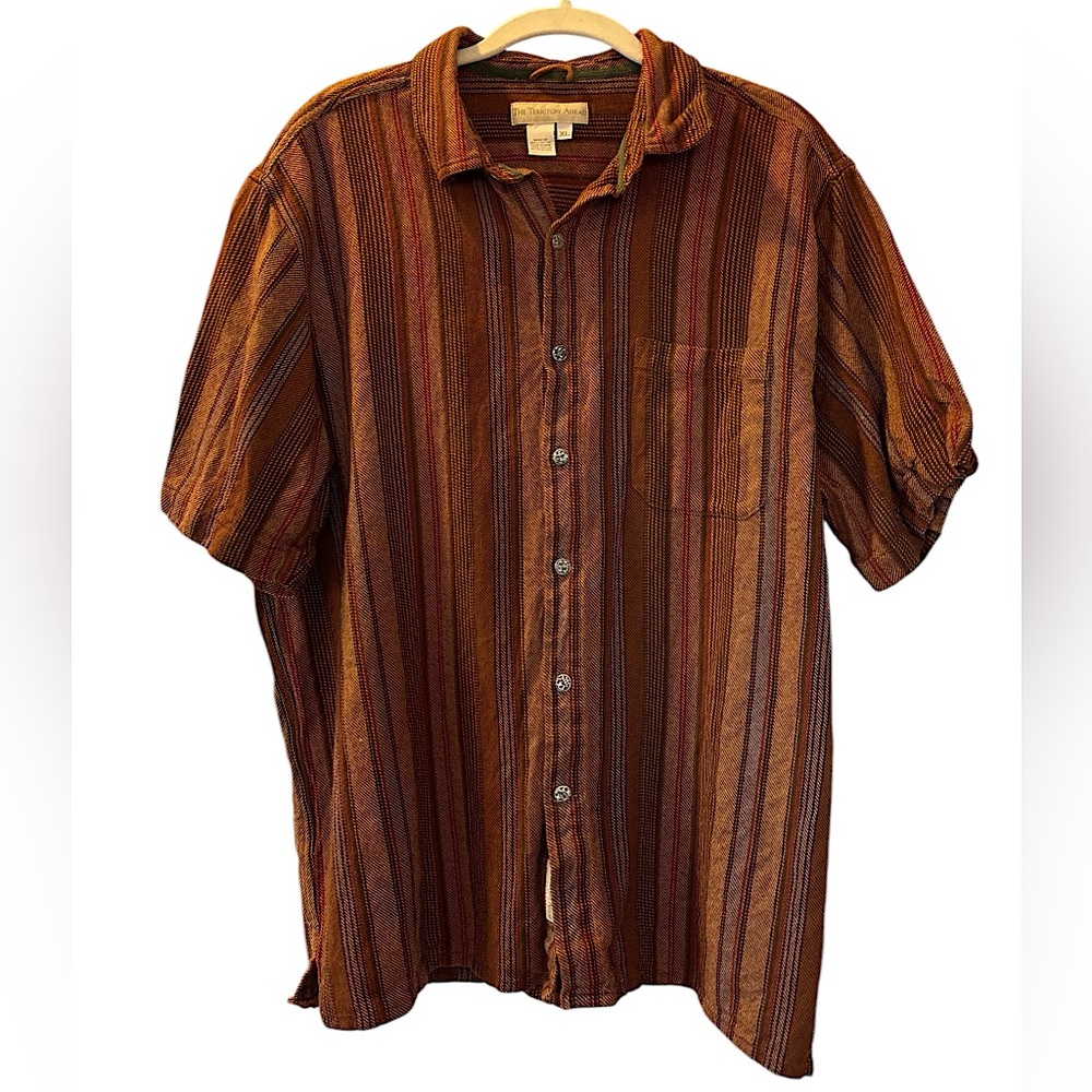 80’s Vintage The Territory Ahead Men’s Short Sleeve Button Down Flannel